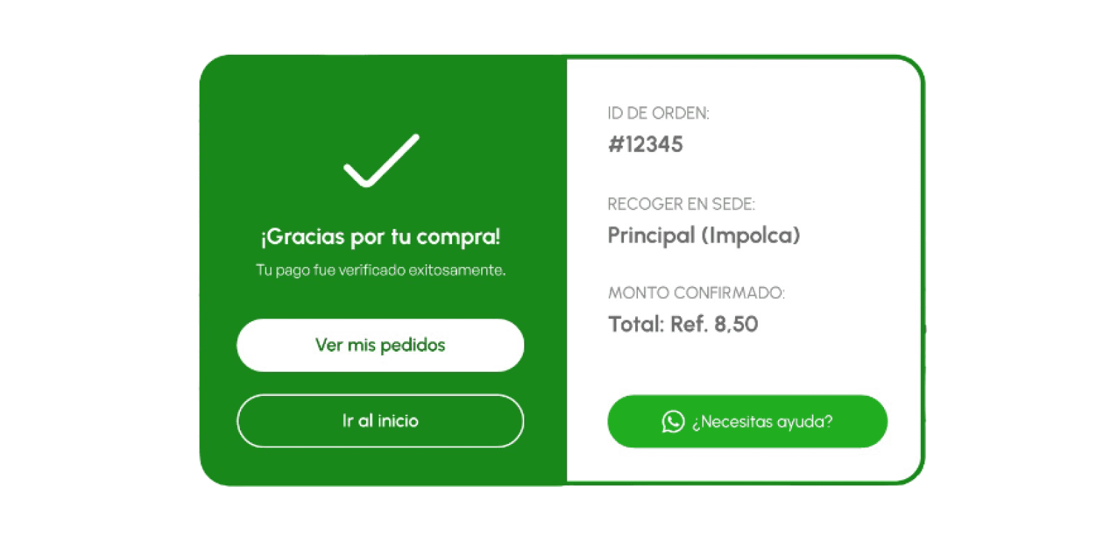 Paso 4: ¡Recibe tu pedido!